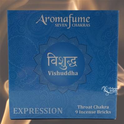 Aromafume - Briques d'Encens Chakra 5 Gorge Vishuddha 9 Briques