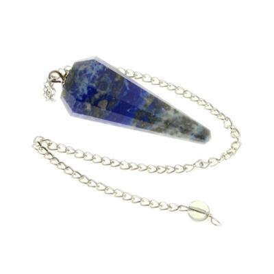 Pendule Cône à facettes - Lapis Lazuli