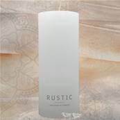 Cierge Rustic Teinté dans la Masse Blanc 86h