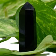 Obsidienne Noire - Pointe  Facettes - Qualit A - 40  65g