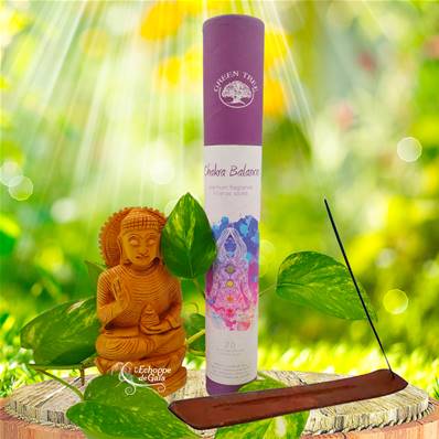 Encens Green Tree - Chakra Balance - Tube 20 Encens et Porte Encens