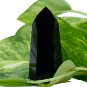 Obsidienne Noire - Pointe  Facettes - Qualit A - 70  100g