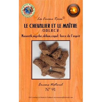 Encens rares - Le Chevalier et le Maître N.91 - 25 gr