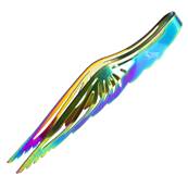 Pince Mtallique  Charbons Ardents Ange Arc-en-ciel - 20 cm