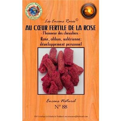 Encens rares - Au coeur fertile de la rose N.88 - 25 gr