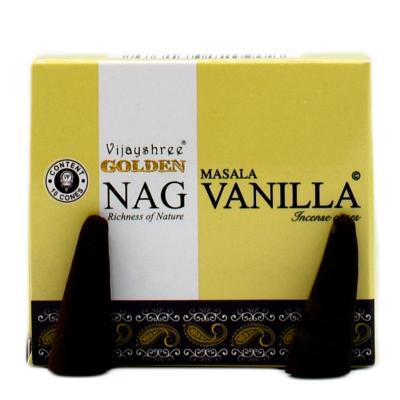 Encens Golden Nag Vanilla - Cônes