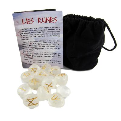 Runes - Pierre cristal de roche